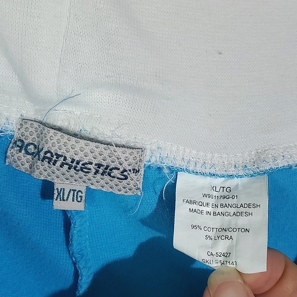 ACX Athletics Blue and White Shorts w/ Layered Waistband, Elastic/Drawstring -XL - Picture 12 of 12